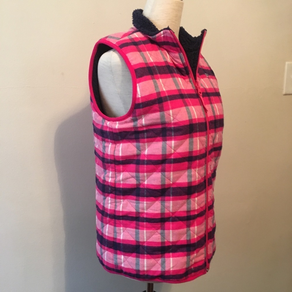 Vineyard Vines Reversible Vest Plaid Size Medium - Picture 3 of 10